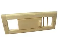 Вентиляционная решетка малая с задвижкой 1, Банный Эксперт вентиляционная решетка малая с задвижкой 1, банный эксперт