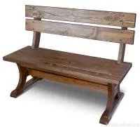 Скамья №14 160х65х45 см массив сосны старение, палисандр, ИРБ скамья №14 160х65х45 см массив сосны старение, палисандр, ирб