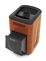 Печь для бани ТМФ Компакт 2017 Inox дверца антрацит терракота. печь для бани тмф компакт 2017 inox дверца антрацит терракота.