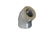 Колено Феррум утепленное угол 135° нержавеющее (430/0,5мм)/оцинкованное ф115/200 по воде колено феррум утепленное угол 135° нержавеющее (430/0,5мм)/оцинкованное ф115/200 по воде