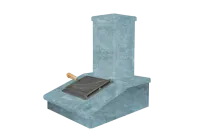 Облицовка на трубу GFS Авангард 25 М/П2 Классика кирпич Талькохлорит 115х540 2 ярус под шибер облицовка на трубу gfs авангард 25 м/п2 классика кирпич талькохлорит 115х540 2 ярус под шибер