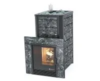 Печь для бани ИзиСтим Ялта 35 Premium дровяная (пироксенит) # печь для бани изистим ялта 35 premium дровяная (пироксенит) #