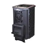 Печь для бани Сталь-Мастер HARD 16S Хохлома без дверцы закрыт.каменка дровяная сетка печь для бани сталь-мастер hard 16s хохлома без дверцы закрыт.каменка дровяная сетка