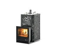 Печь для бани ИзиСтим Ялта 25 Хохлома Premium (2024) черный печь для бани изистим ялта 25 хохлома premium (2024) черный