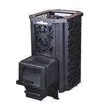 Печь для бани Сталь-Мастер HARD 16М Хохлома Панорама печь для бани сталь-мастер hard 16м хохлома панорама