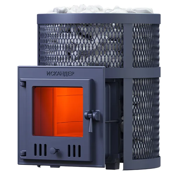 Печь для бани GFS Искандер 25МС чугунная печь для бани gfs искандер 25мс чугунная