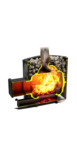Печь для бани Теплодар БЫЛИНА-18 Ч Панорама (1.2) печь для бани теплодар былина-18 ч панорама (1.2)