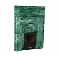 портал для банной печи изистим из змеевика 900x100x1250 мм