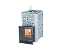 Печь для бани ИзиСтим Ялта 15 Хохлома Premium (разрез) печь для бани изистим ялта 15 хохлома premium (разрез)