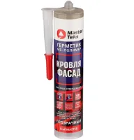 Герметик MasterTeks гибридный для кровли и фасада, прозрачный 290мл герметик masterteks гибридный для кровли и фасада, прозрачный 290мл