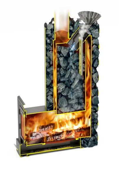 печь для бани тмф арабеска inox люмина черная бронза