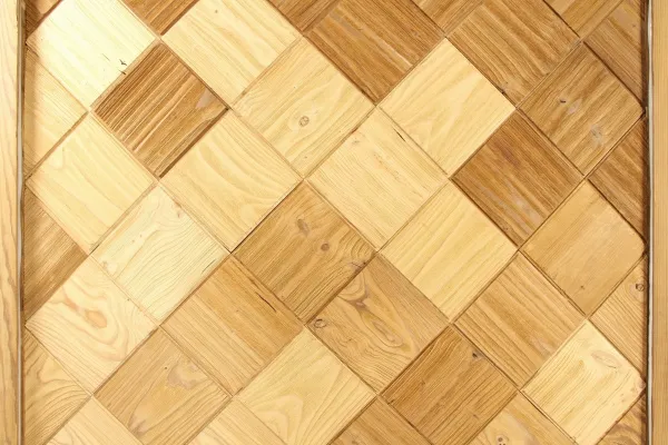 панно еловый паркет диагональ с подсветкой 80*100см автор бани