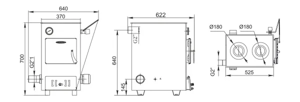 Котел ТМФ Ташкент Электро водогрейный 16кВт АРТ ТЭН 6 кВт желтый* котел тмф ташкент электро водогрейный 16квт арт тэн 6 квт желтый*