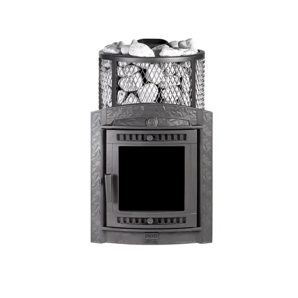 Печь для бани ПроМеталл Атмосфера L KTT с нерж. сеткой для камней печь для бани прометалл атмосфера l ktt с нерж. сеткой для камней