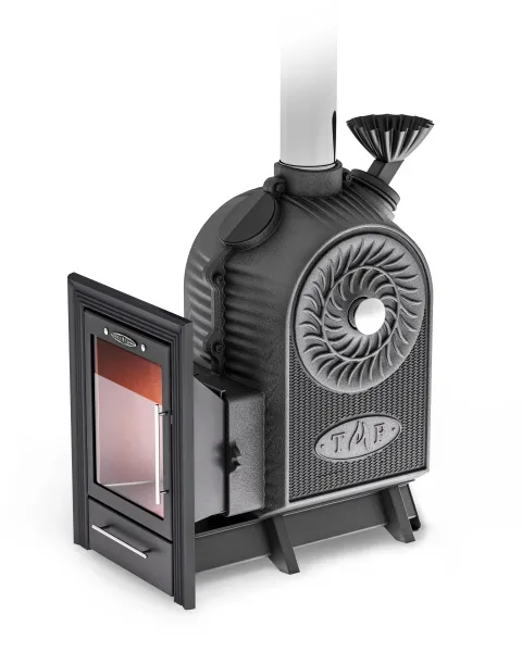 Печь для бани ТМФ Черная жемчужина Люмина Плюс с нерж. зак. каменкой печь для бани тмф черная жемчужина люмина плюс с нерж. зак. каменкой