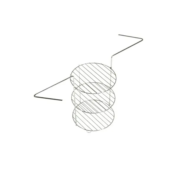 решетка экотандыры для тандыра 3-х ярусная средняя d 23 см, с ручками