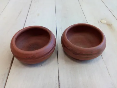 солонка глиняная 0,1л, ручная работа, шд