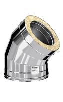 колено craft утепленное угол 135° нержавеющее (316/0,8/304/0,5мм) ф115/200 по воде #
